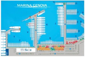 60 x 11 Metre Berth/Mooring Genova Marina For Sale